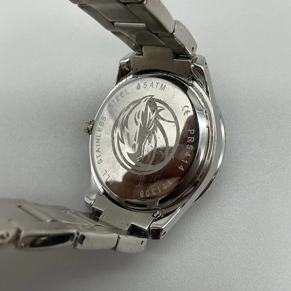 Fossil PR5414 Womens Watch 38mm MOP Dial Silver Tone Crystals New Battery 7.25